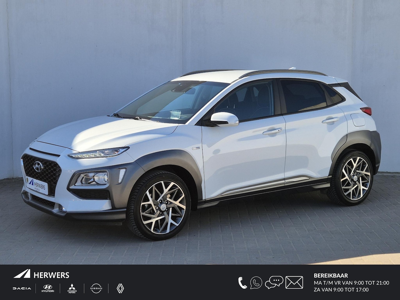 Hyundai Kona - 1.6 GDI HEV Fashion Design Automaat / HUD / Apple Carplay Android auto / Climate control / - AutoWereld.nl