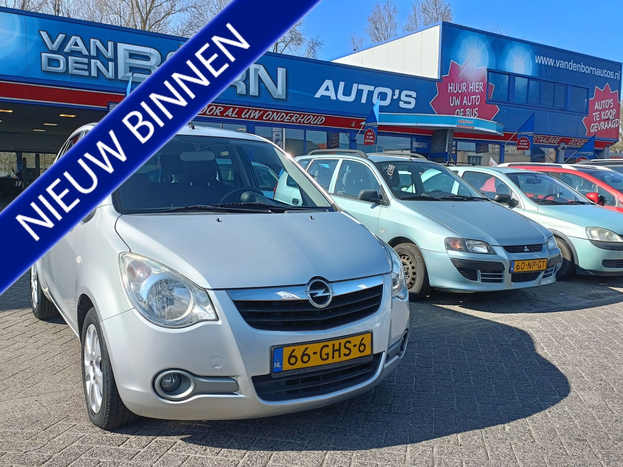 Opel Agila - 1.2 Enjoy Airco Hoogzitter 15'' LMV Nw APK - AutoWereld.nl