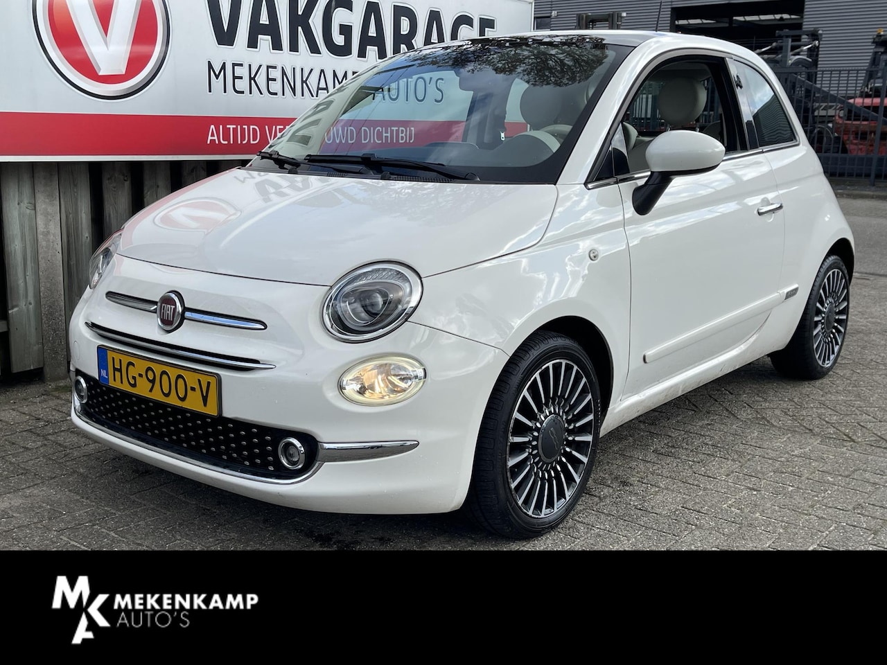 Fiat 500 - 0.9 TwinAir Turbo Lounge 16"/Panoramadak/Climate/Bluetooth/PDC/Buitenspiegels elektrisch v - AutoWereld.nl