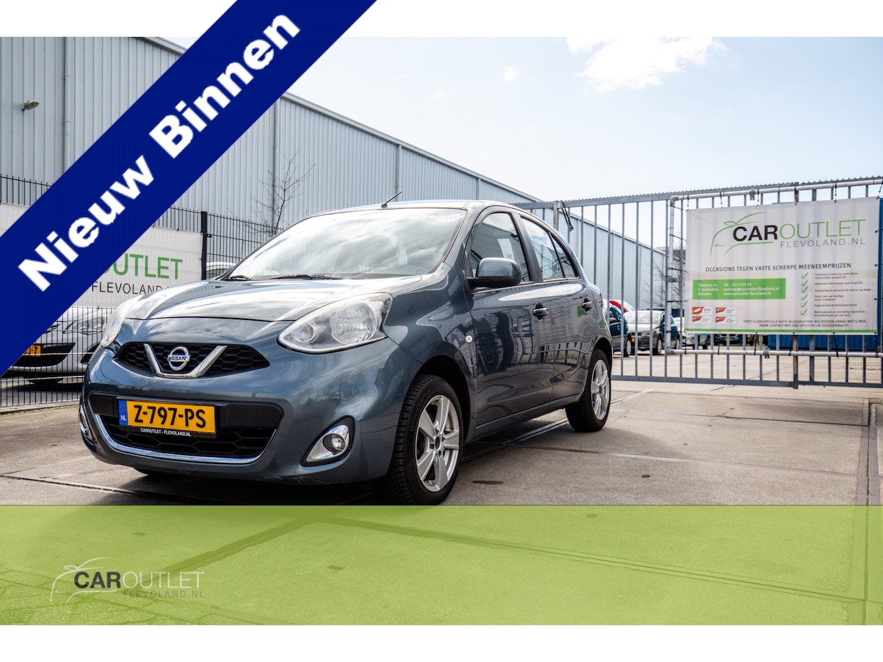 Nissan Micra - 1.2 Acenta Automaat Cruise Airco Stoelverwarming ! - AutoWereld.nl