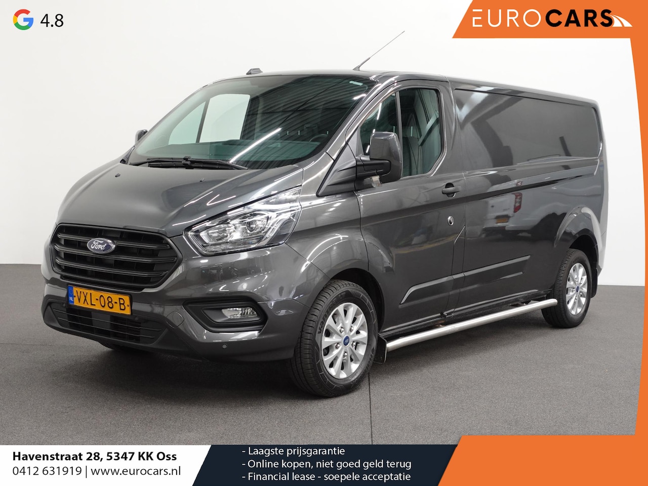 Ford Transit Custom - 300 2.0 TDCI L2H1 Trend Automaat Airco Navigatie Cruisecontrol Camera Parkeersensoren Trek - AutoWereld.nl