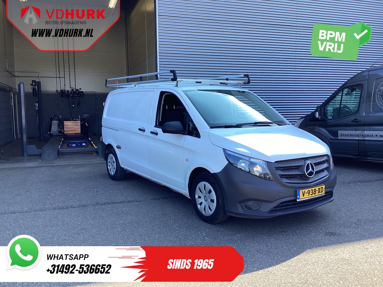 Mercedes-Benz Vito - 109 CDI BPM VRIJ! Rijdt Goed/ Imperiaal/ Camera/ Cruise/ Airco/ Navi - AutoWereld.nl