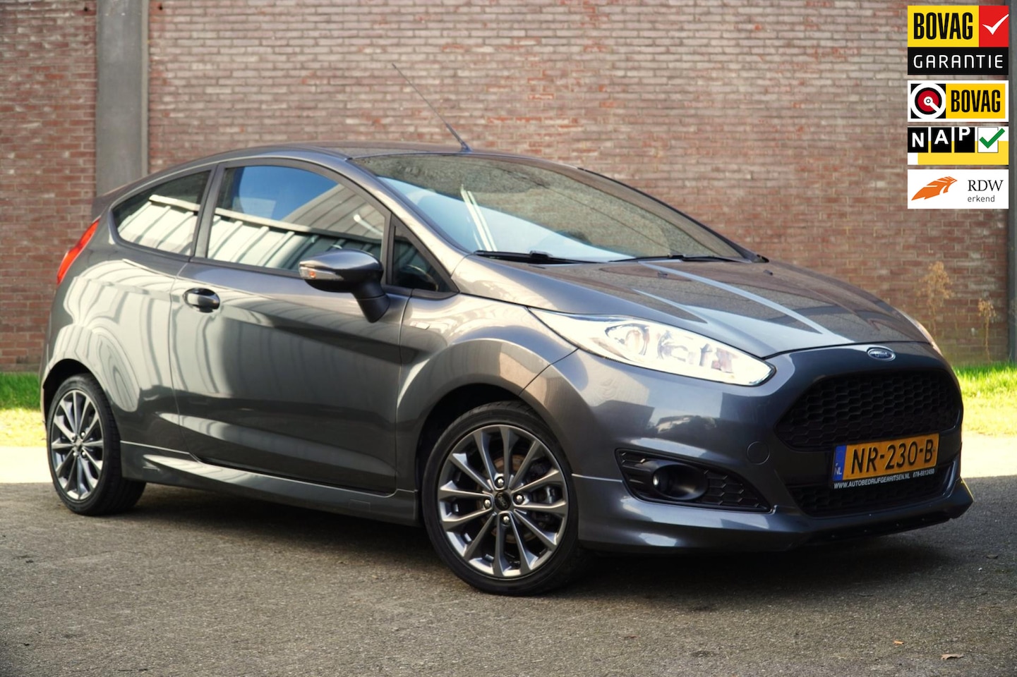 Ford Fiesta - 1.0 EcoBoost ST-Line 1.0 EcoBoost ST Line 125 PK, Nav, Climat-en cruise control, V.ruitverwarming, 1e eigenaar. - AutoWereld.nl