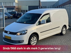 Volkswagen Caddy Maxi - 1.6 TDI 102PK NL NAP Cruise l Airco l MTF-stuur l Navi l Leer l Deur met raam TOPSTAAT