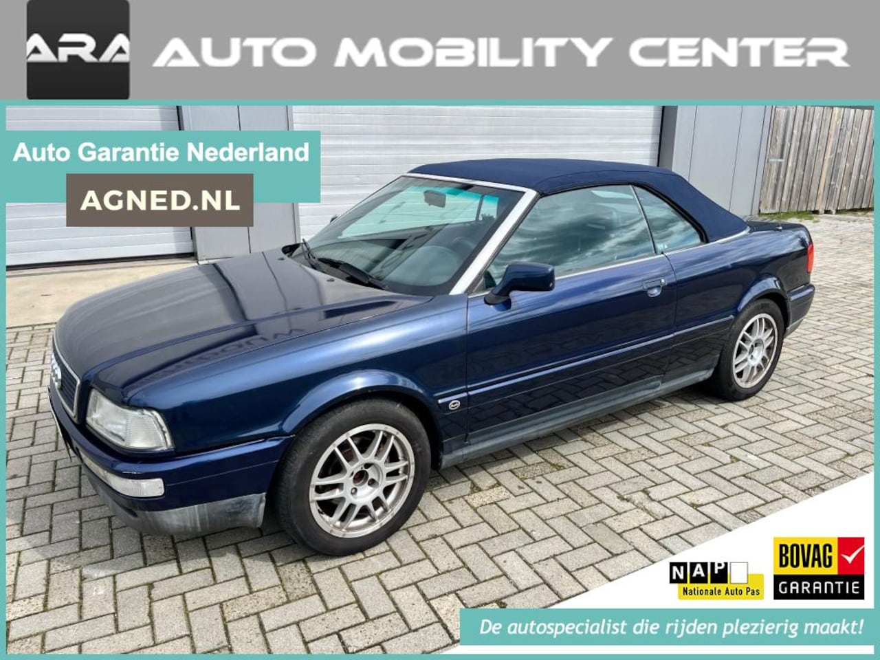 Audi 80 - 2.0 CABRIOLET-STUURB-NIEUWE APK-NETTE AUTO - AutoWereld.nl