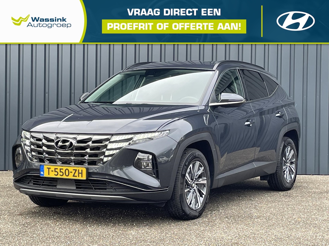 Hyundai Tucson - 1.6 T-GDi HEV 230pk Aut. Comfort Smart I Stoel/StuurVerwarming I Elektr. Achterklep I Adap - AutoWereld.nl