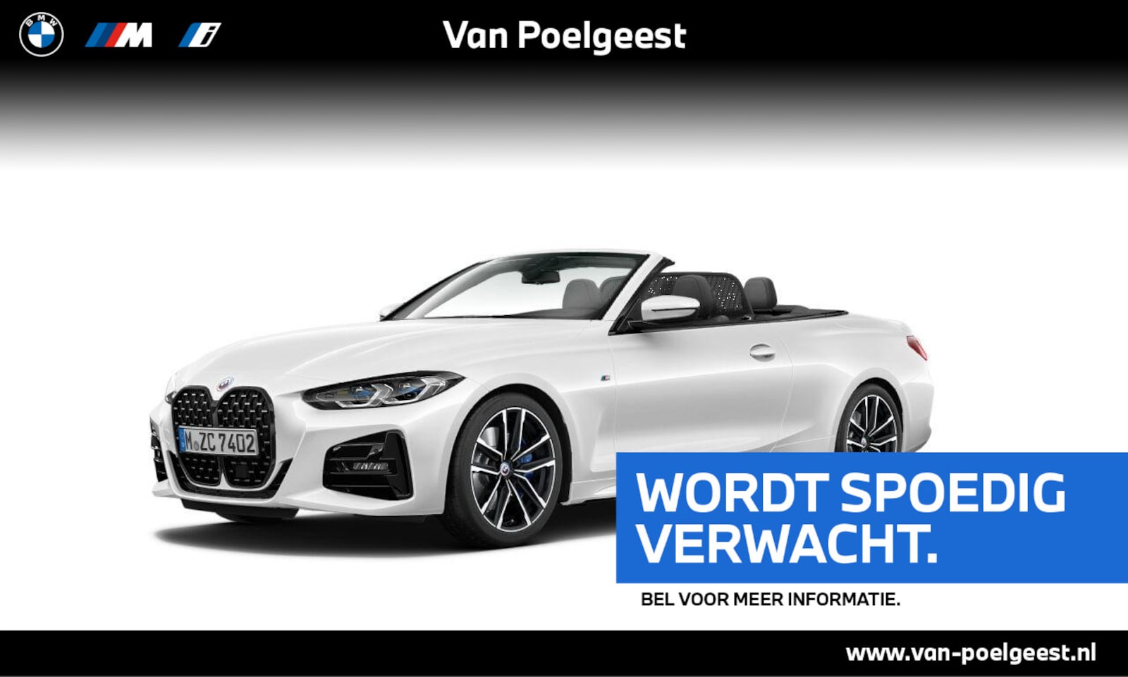 BMW 4-serie Cabrio - 430i xDrive High Executive 20 Inch / Air Collar / Laserlight / Stuurwielrand Verwarmd / Tr - AutoWereld.nl