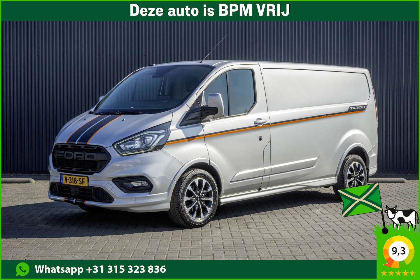 Ford Transit Custom - Sport 2.0 TDCI L2H1 | 170 PK | Automaat | Carplay | Navigatie | Cruise | Airco | Camera | - AutoWereld.nl