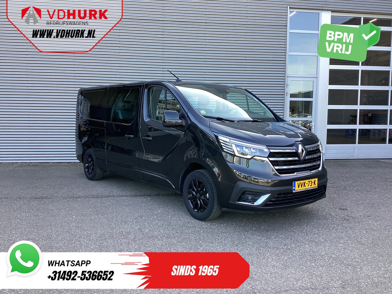 Renault Trafic - 2.0 dCi 150 pk Aut. L2 DC Dubbel Cabine BPM VRIJ! LED/ Navi/ Carplay/ Camera/ PDC/ Cruise/ - AutoWereld.nl