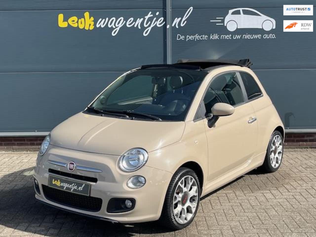 Fiat 500 C - 1.2 500S Cabrio *sportstoelen* dig. display *16" - AutoWereld.nl