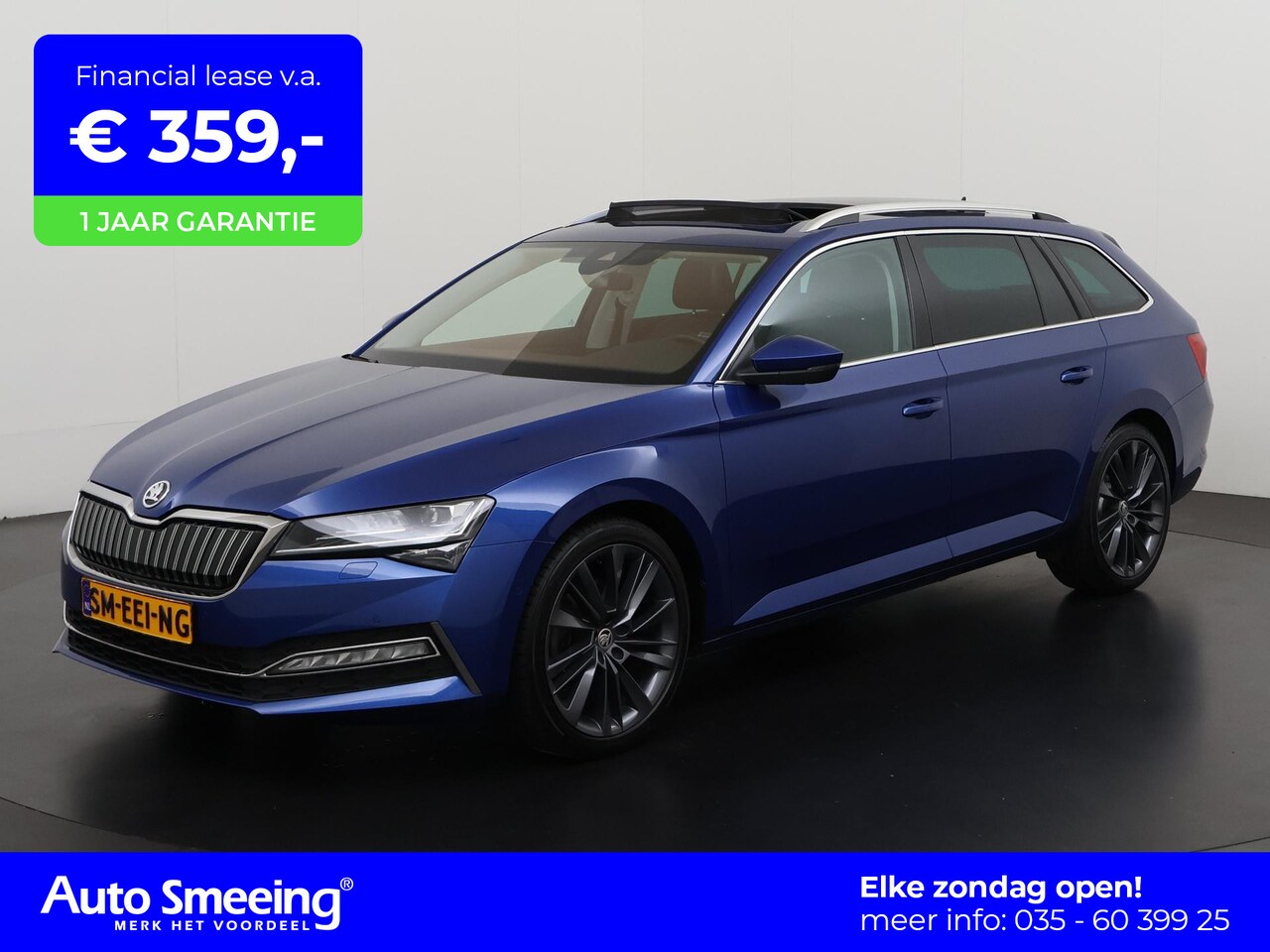 Skoda Superb Combi - 1.4 TSI iV Style | Panoramadak | Leder | Trekhaak | Zondag Open! - AutoWereld.nl