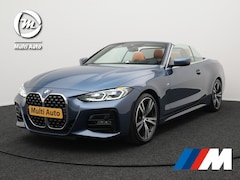 BMW 4-serie Cabrio - 420i M Sport G23 Arctic Race Blue Metallic | Laser LED | Head Up | Harman Kardon | Nek & S