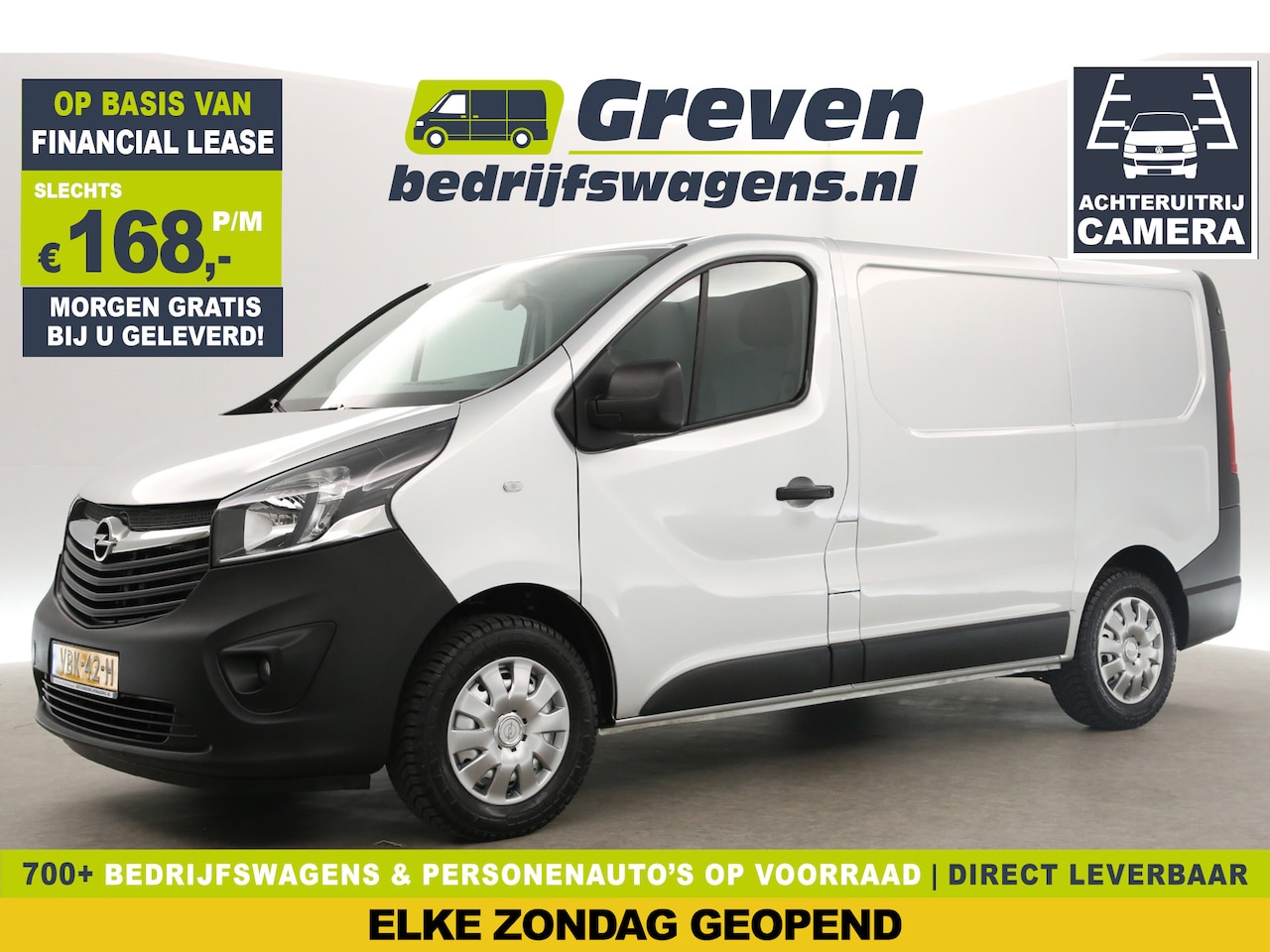 Opel Vivaro - 1.6 CDTI L1H1 Airco Camera Cruise Navigatie Trekhaak Parkeersensoren Achterklep - AutoWereld.nl