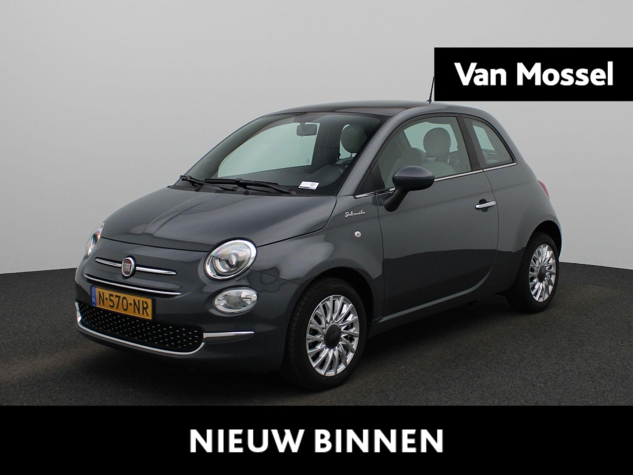 Fiat 500 - 1.0 Hybrid Dolcevita | APPLE CARPLAY | PANORAMADAK | LEDER | AIRCO | PARKEERSENSOREN ACHTE - AutoWereld.nl