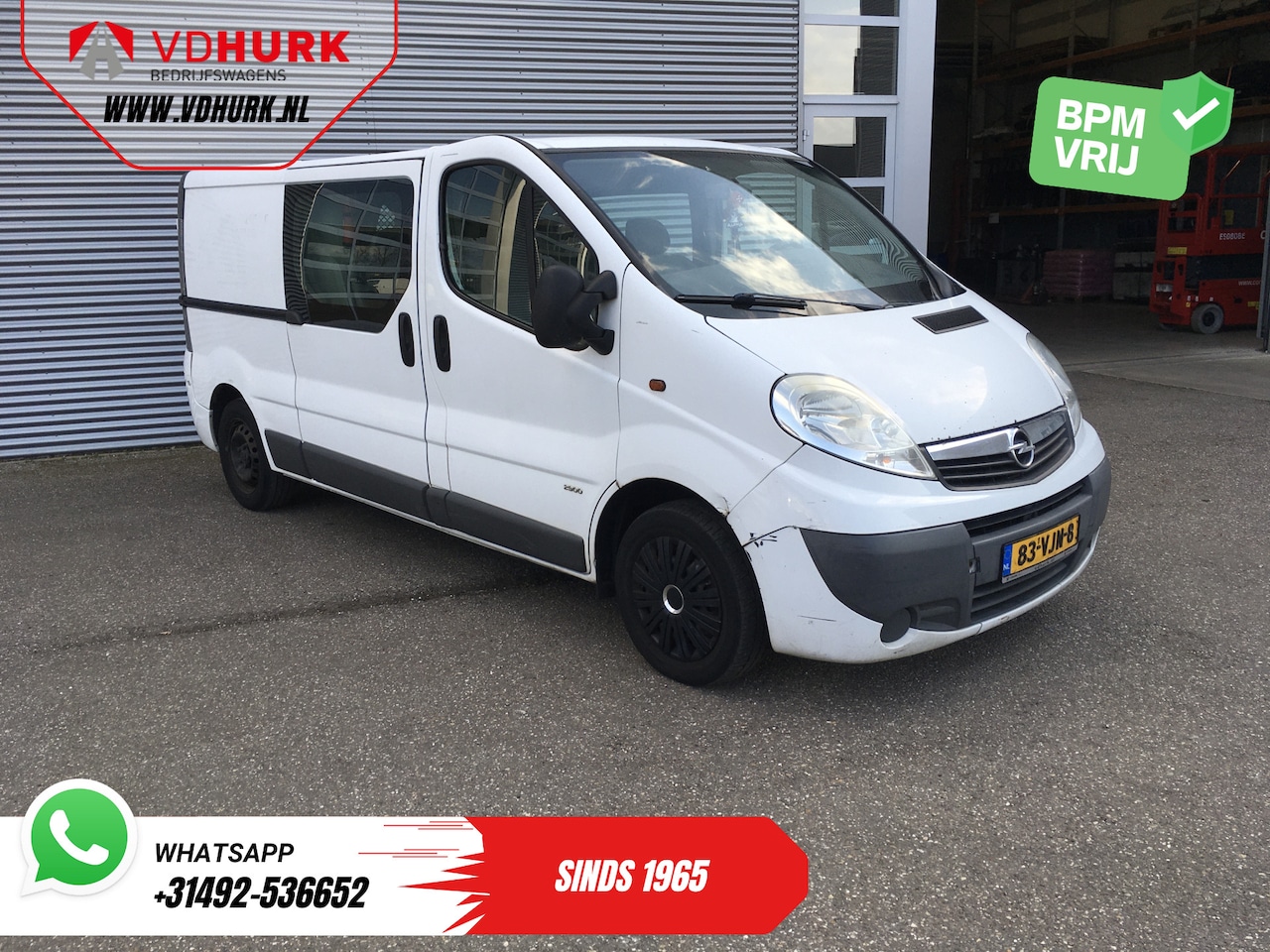 Opel Vivaro - 2.0 CDTI 115pk L2 DC Dubbel Cabine/ APK 01-2026/ 6 Pers./ Airco/ Trekhaak - AutoWereld.nl