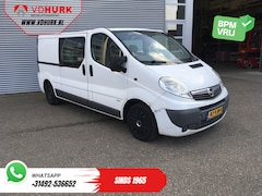 Opel Vivaro - 2.0 CDTI 115pk L2 DC Dubbel Cabine/ APK 01-2026/ 6 Pers./ Airco/ Trekhaak