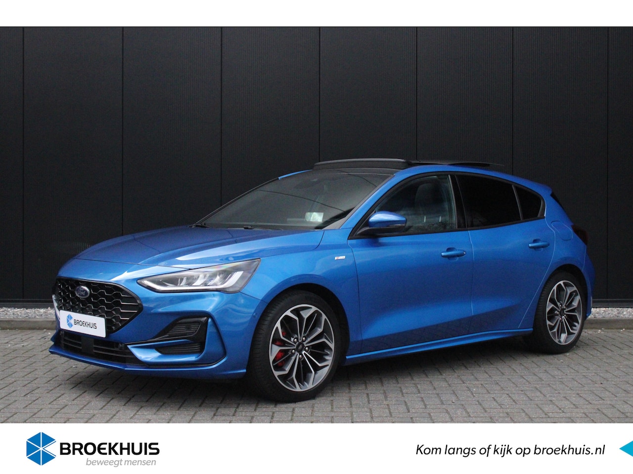 Ford Focus - 1.0 155pk Hybrid ST Line X | Pano-dak | Afn. Trekaak | Garantie tot 04-2027 | Standkachel! - AutoWereld.nl