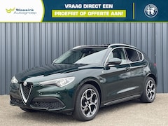 Alfa Romeo Stelvio - 2.0 GME 280pk Aut AWD Veloce Ti Glazen Schuifdak | Leer | 20 Inch.| Stuur - Stoel Verwarmi