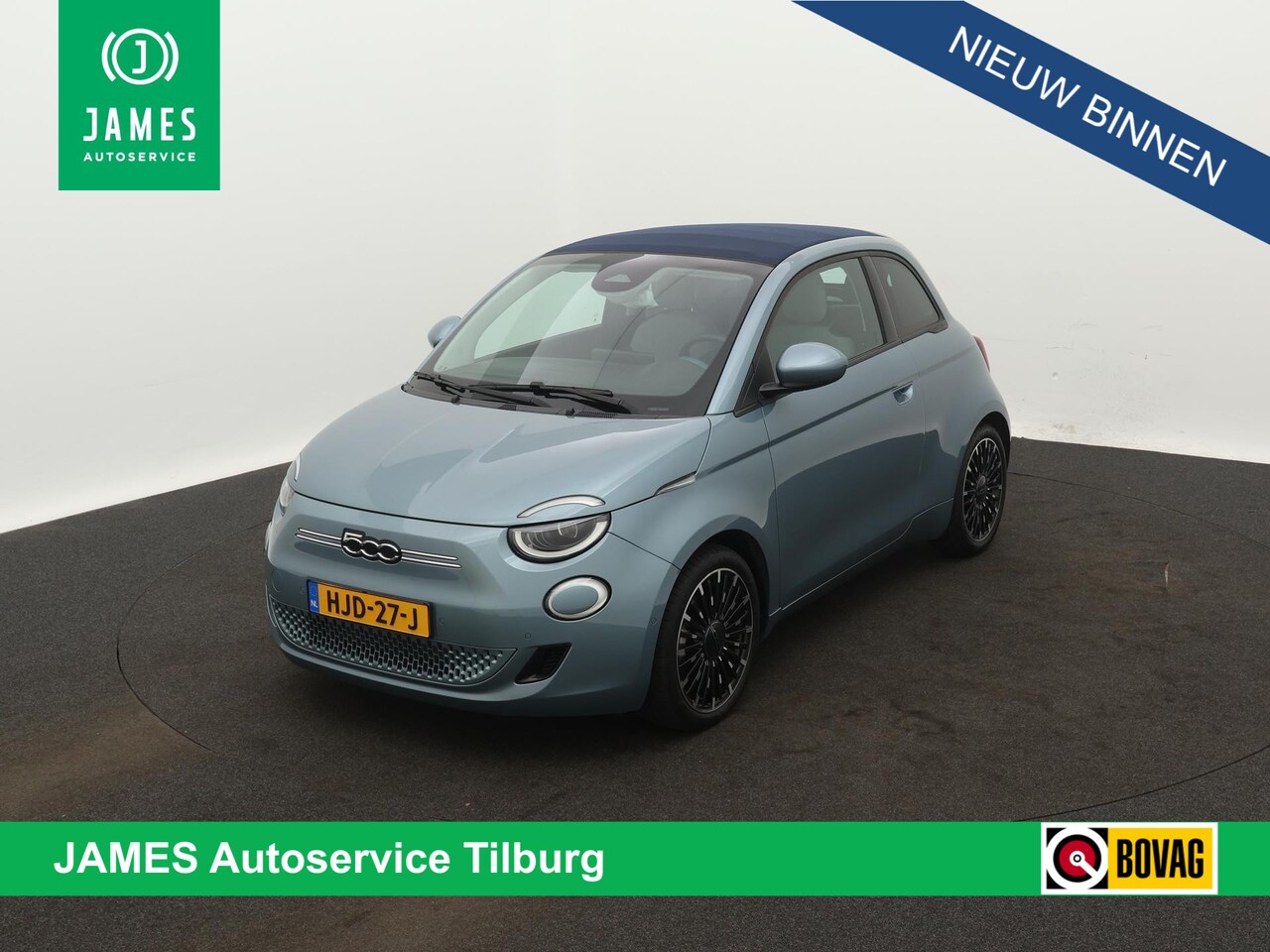 Fiat 500 C - Icon 42 kWh CAMERA AD-CRUISE CARPLAY NAVI - AutoWereld.nl