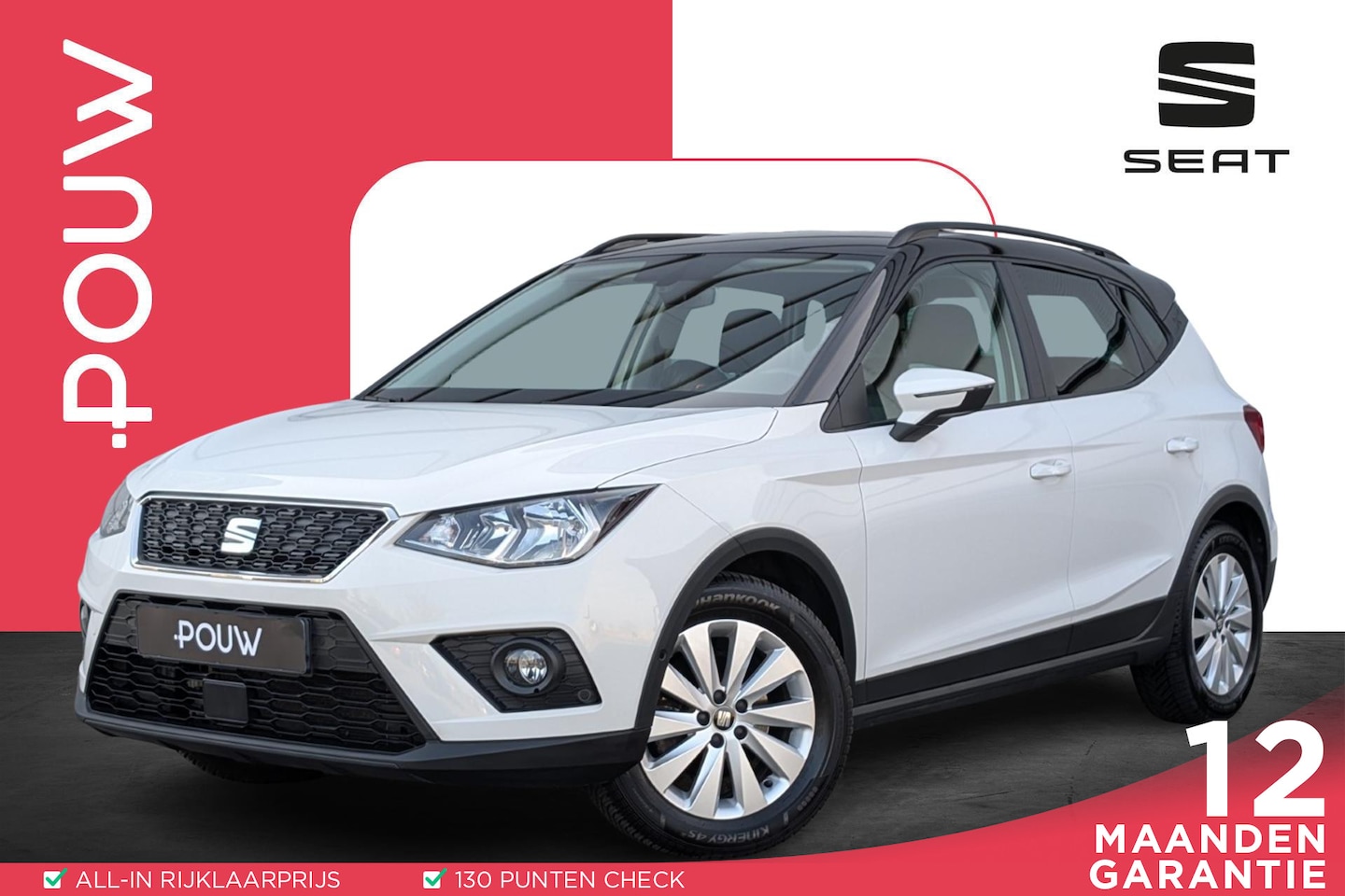 Seat Arona - 1.0 TSI 95pk Style Business Intense | Navigatie | FullLink | Dodehoeksensor - AutoWereld.nl