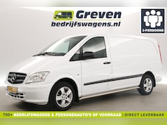 Mercedes-Benz Vito - 116 CDI 320 Lang 164PK | Nieuwe APK | Automaat Trekhaak Navi 16"LMV 3 Persoons Sidebars