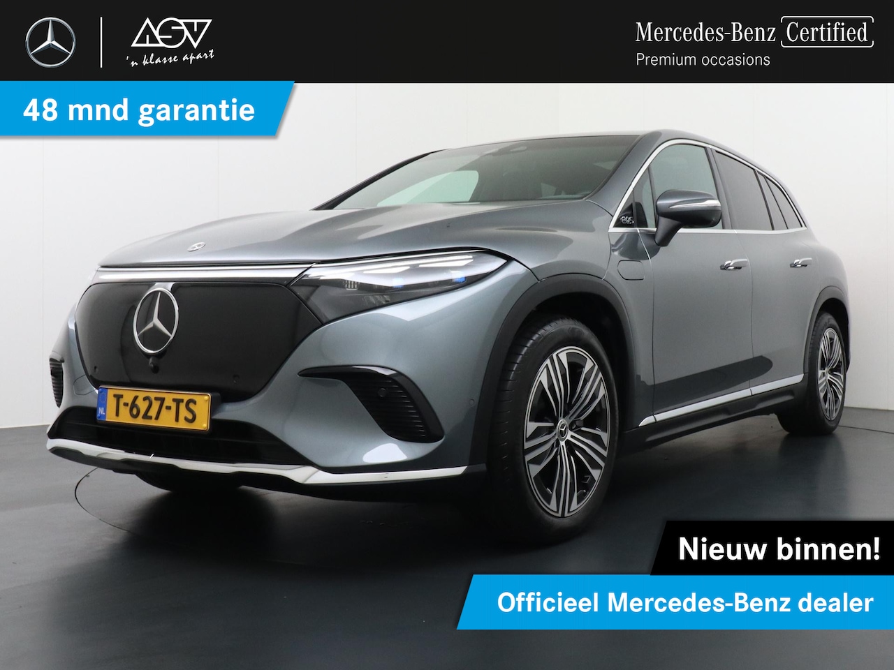 Mercedes-Benz EQS SUV - 450+ Luxury Line 7p 108 kWh wegklapbare trekhaak, panoramadak, 7 Persoons, lederen bekledi - AutoWereld.nl