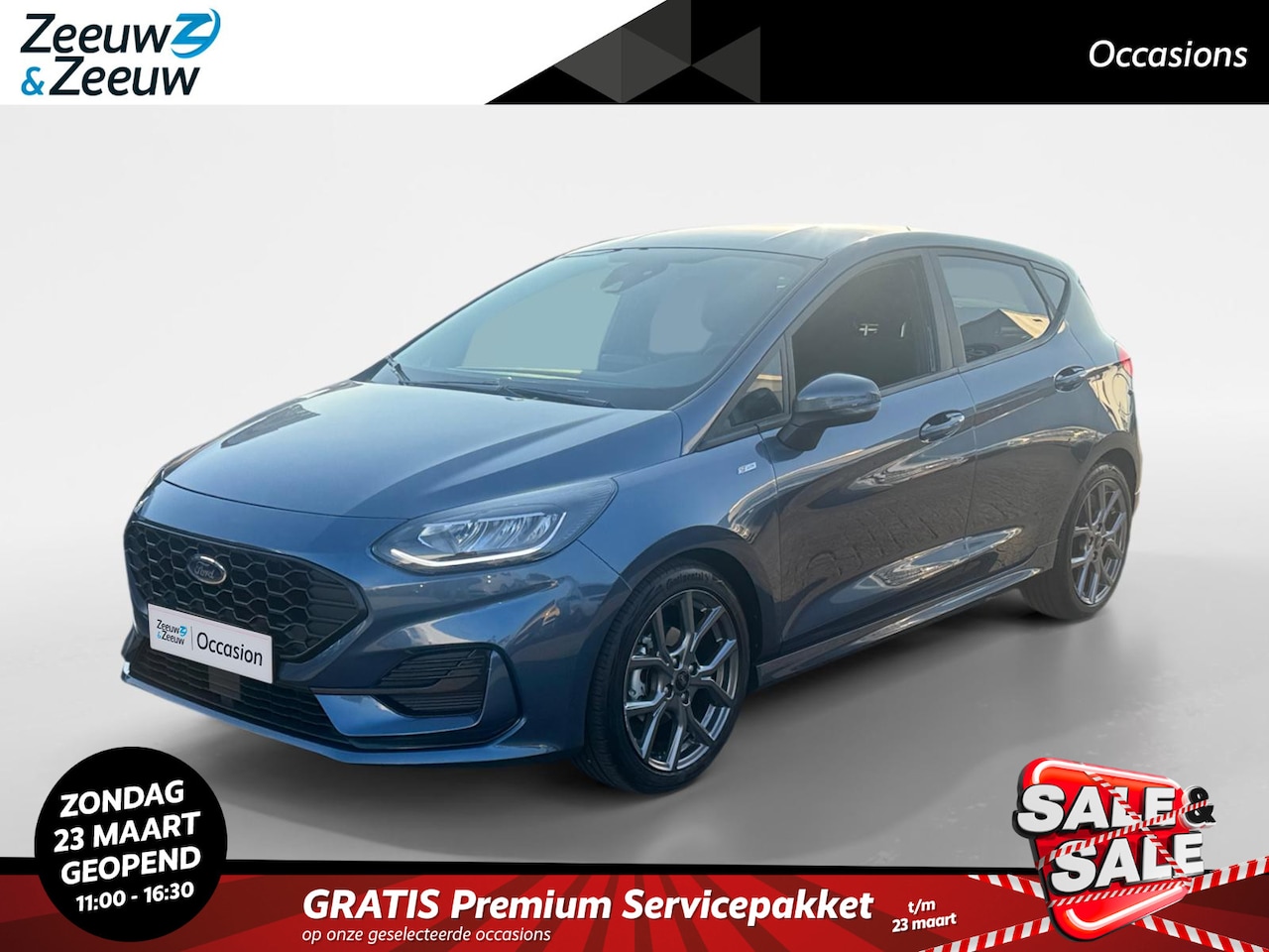 Ford Fiesta - 1.0 EcoBoost Hybrid ST-Line | Winter-pack | Comfort Pack | 1ste Eigenaar | 12 Maanden gara - AutoWereld.nl