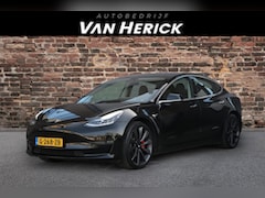 Tesla Model 3 - Performance AWD 75 kWh 513PK | Premium Sound | Zwart Leder | 20 Inch