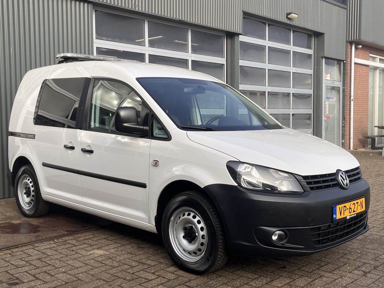 Volkswagen Caddy - 1.6 TDI Bpm Airco Cruise controle Trekhaak 1400kg trekgewicht Schuifdeur Zij ruit Telefoon - AutoWereld.nl