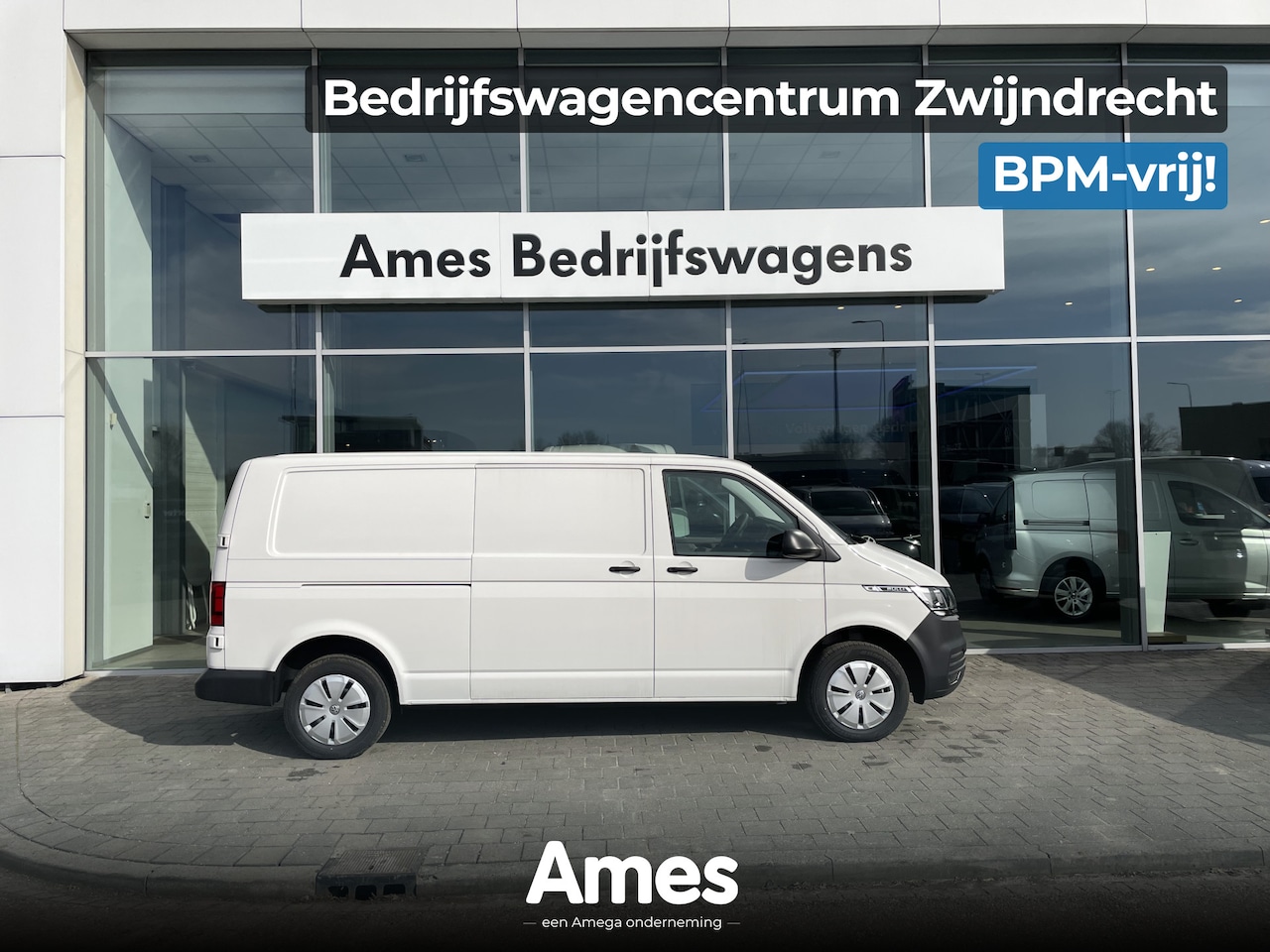 Volkswagen Transporter - 2.0 TDI L2H1 28 150PK Hand | 3 zits | achterdeuren | Cruise control - AutoWereld.nl