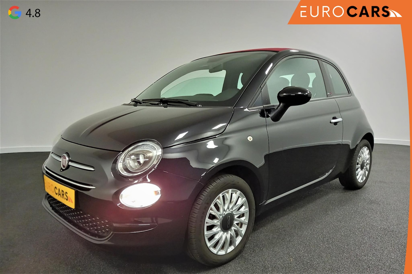 Fiat 500 C - 1.2 Lounge Automaat | Navigatie | Cruise Control | Parkeersensoren Achter | Lichtmetalen V - AutoWereld.nl