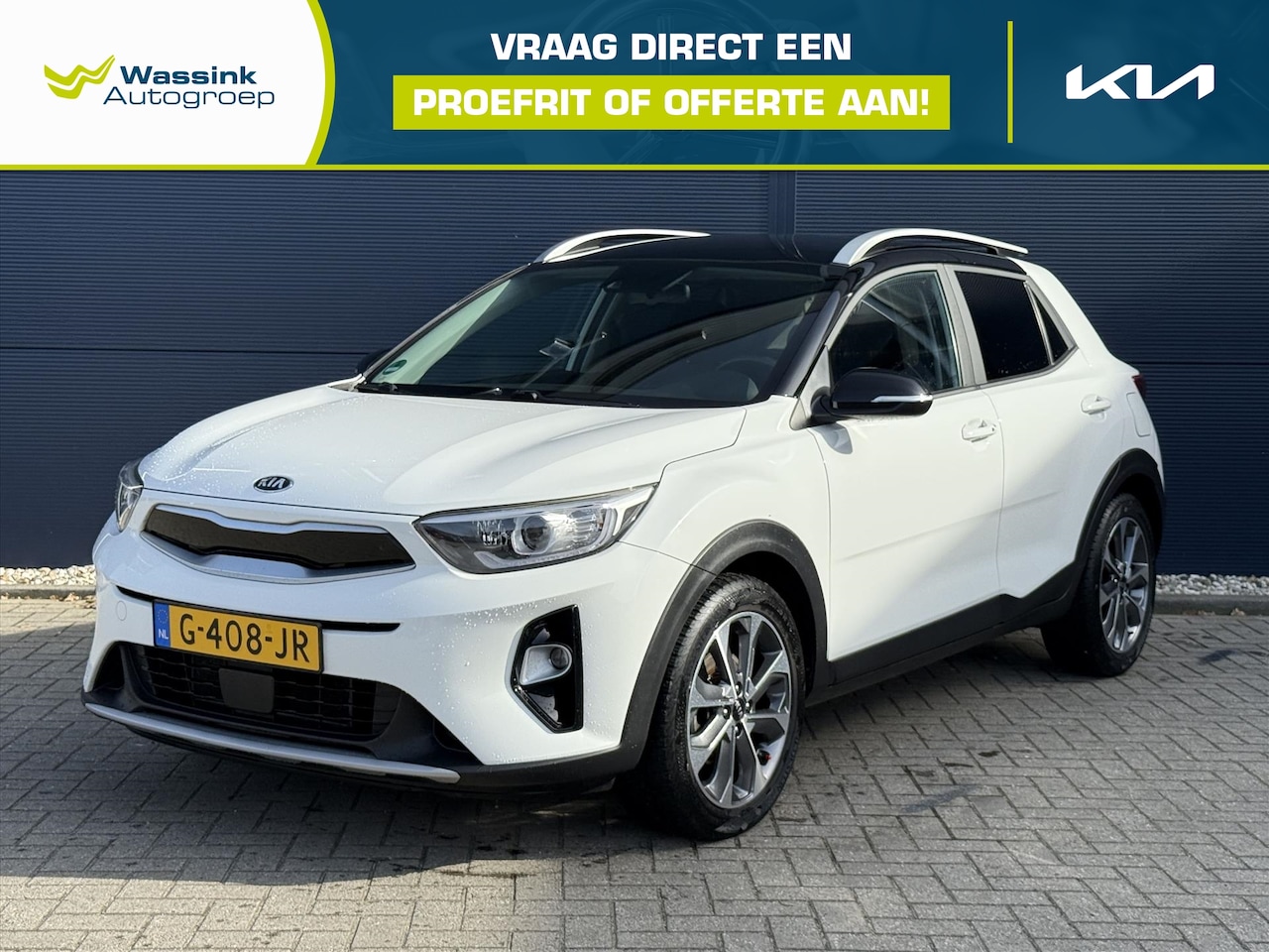 Kia Stonic - 1.0 T-GDi 100pk DynamicPlusLine | Navigatie | DAB | Camera | Climate Control | Trekhaak - AutoWereld.nl