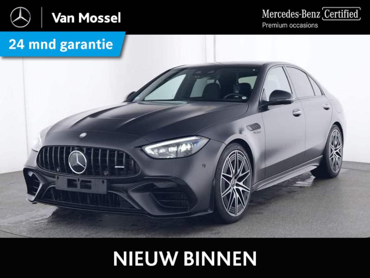 Mercedes-Benz C-klasse - AMG 63 S E Performance 4MATIC+ Premium Plus / Burmester / HUD / 360 Camera / Night - AutoWereld.nl