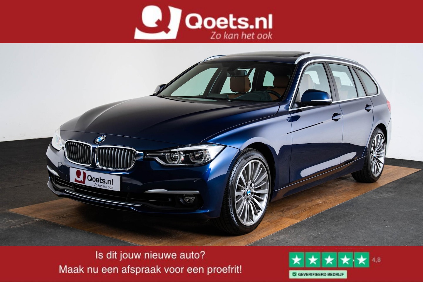 BMW 3-serie Touring - 318i Luxury Edition panoramadak - Achteruitrijcamera - Cruise control - Park Assistant - v - AutoWereld.nl