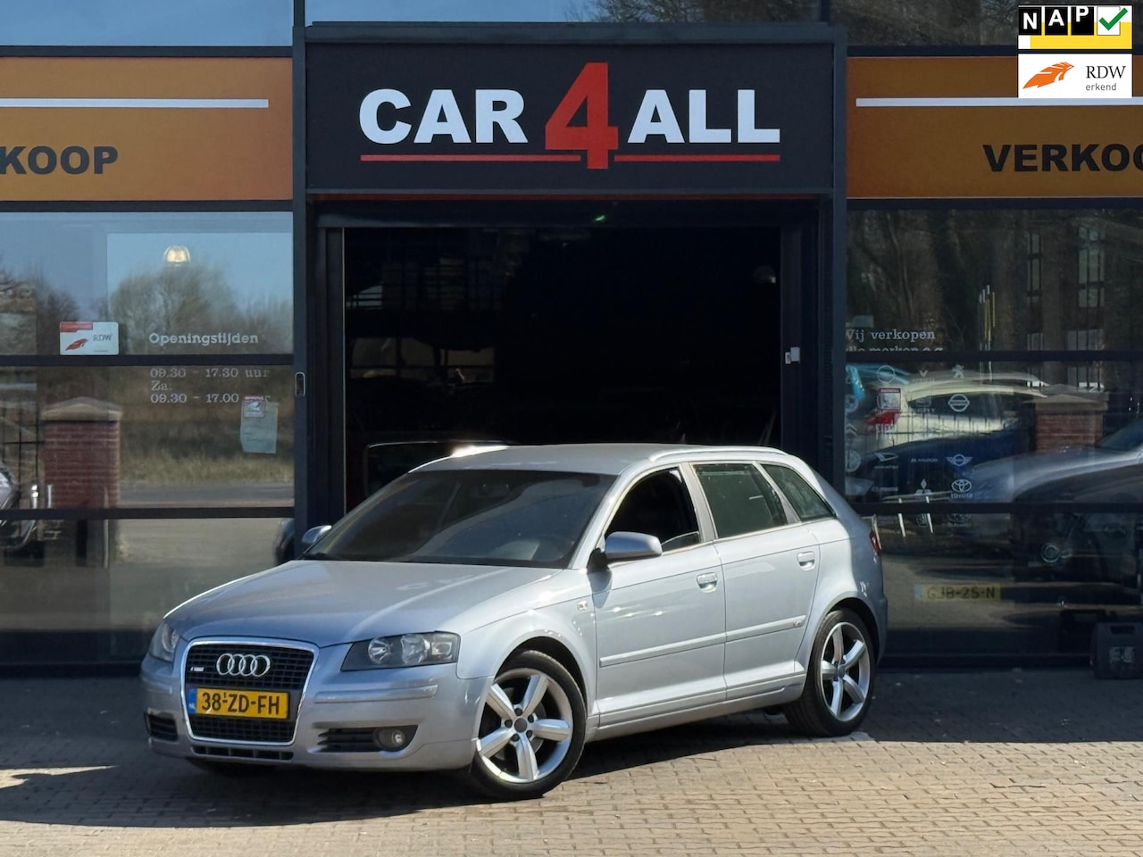 Audi A3 Sportback - 2.0 TFSI Ambition S-Line LEDER/NAP/CRUISE/CLIMA/APK 12-04-2026 - AutoWereld.nl