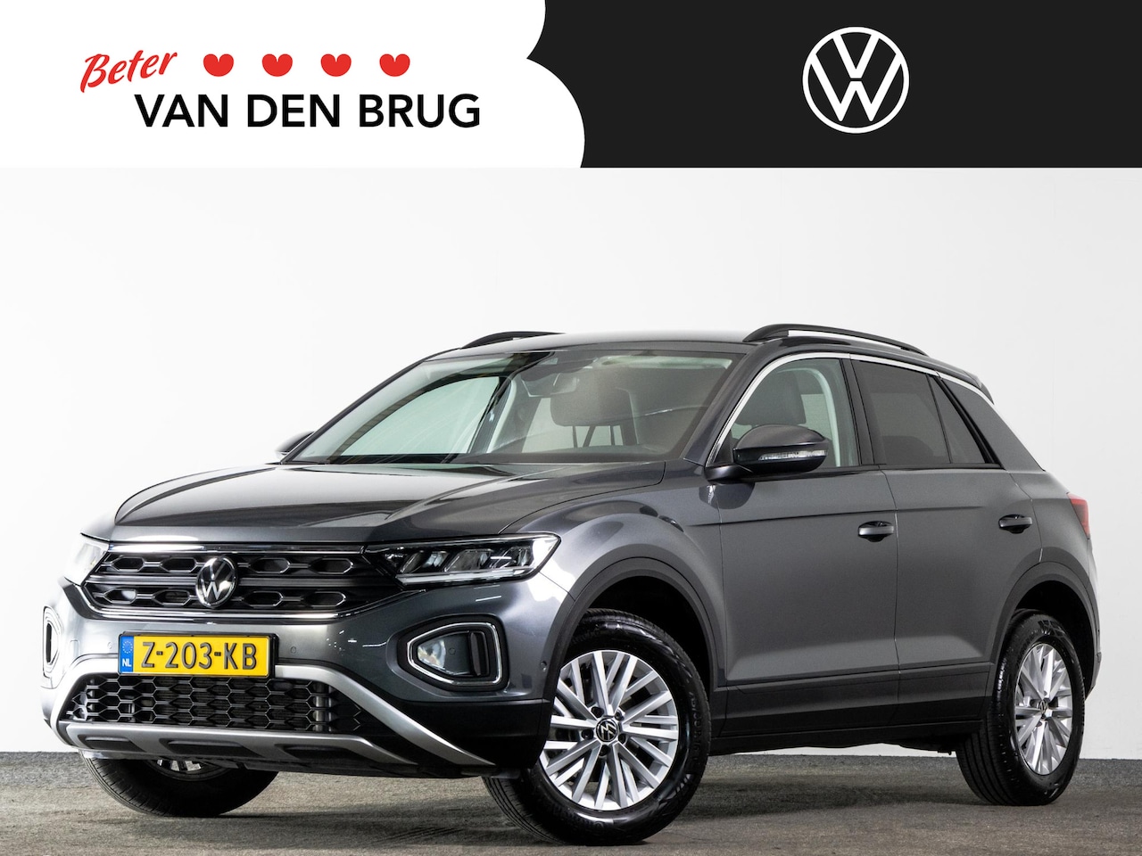 Volkswagen T-Roc - AUTOMAAT 1.5 TSI 150 PK DSG Life | LED | Navigatie Via Smartphone | Adaptieve Cruise Contr - AutoWereld.nl