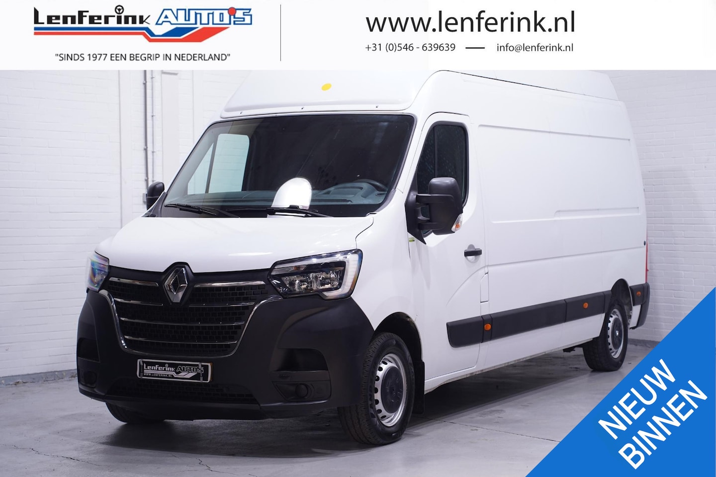 Renault Master - 2.3 dCi 135 pk L3H3 LAADKLEP Airco, Hoog Dak Cruise Control, Laadruimte Pakket, 3-Zits - AutoWereld.nl