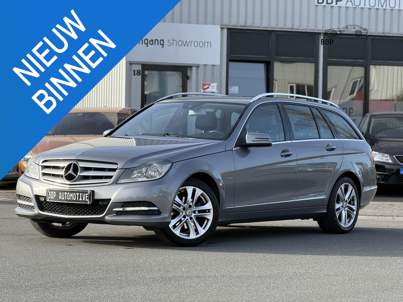 Mercedes-Benz C-klasse Estate - 180 Business Class 125! Avantgarde AUTOMAAT/DEALER ONDERHOUDEN! - AutoWereld.nl