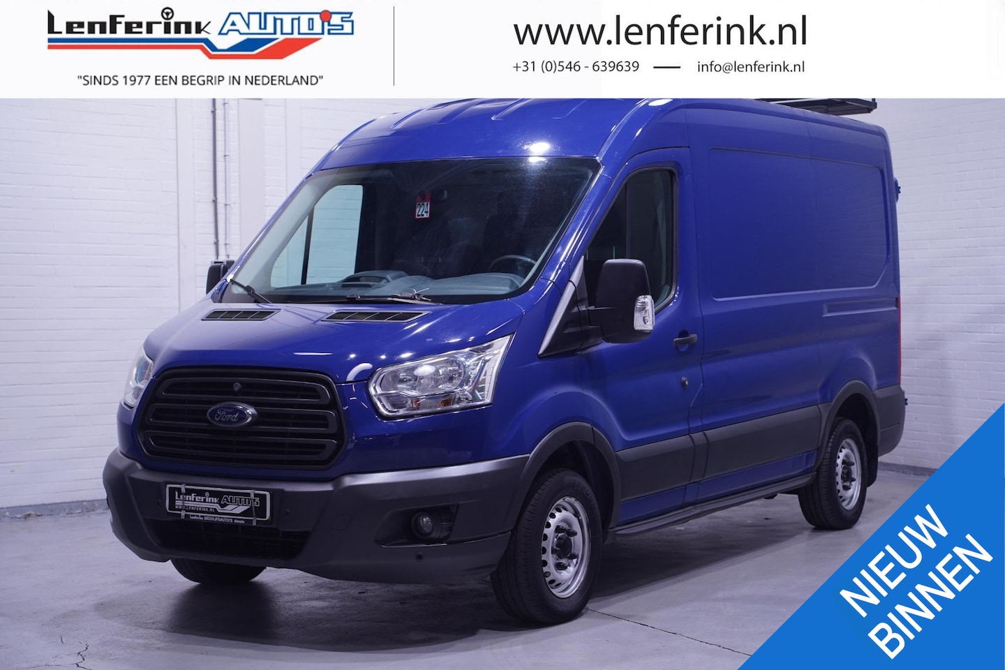 Ford Transit - 2.2 TDCI 100 pk L2H2 Imperiaal met Trap, Trekhaak PDC V+A, APK 09-2025 - AutoWereld.nl