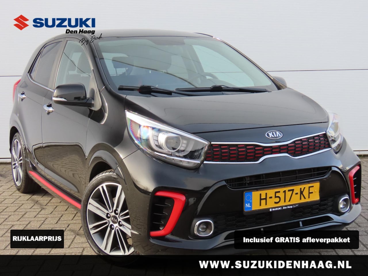 Kia Picanto - 1.0 T-GDI GT-Line / Leder/ Navigatie/ Apple carplay / Android auto / - AutoWereld.nl