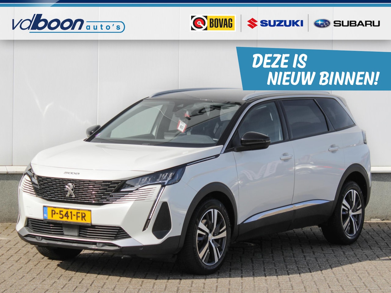 Peugeot 5008 - 1.2 PureTech Allure Pack Business 7P Automaat | Navi | Cruise | Clima | Camera | Park sens - AutoWereld.nl