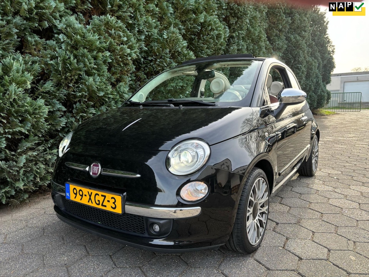 Fiat 500 C - 0.9 Lounge Cabriolet - Lederen Interieur - AutoWereld.nl