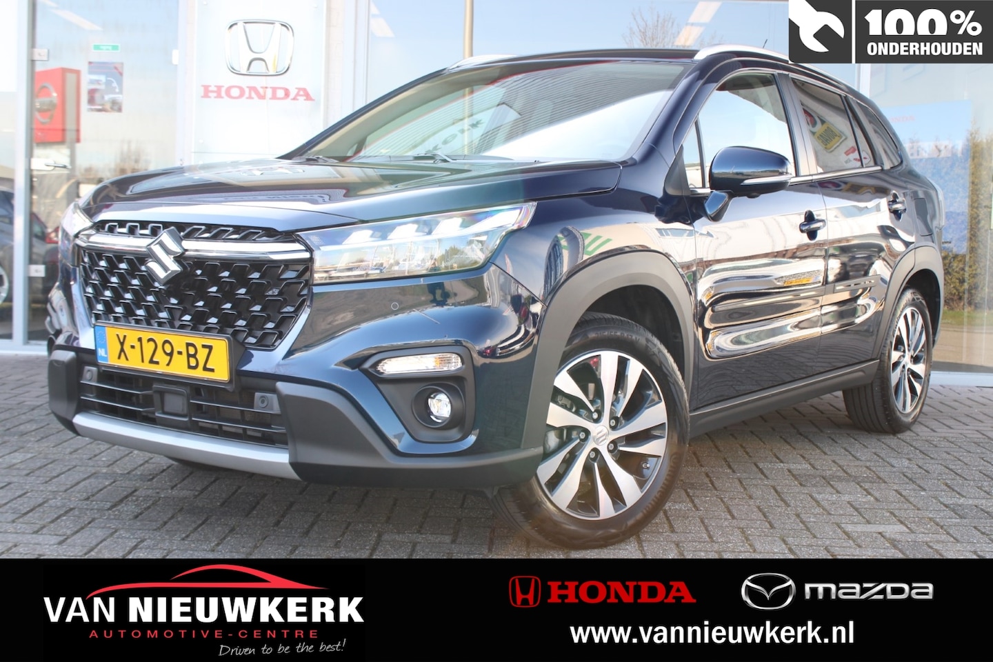 Suzuki S-Cross - 1.5 Hybrid Automaat Style | Navi | Trekhaak | Carplay & Android | 360 Camera - AutoWereld.nl