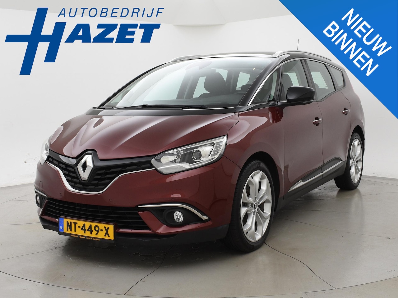 Renault Grand Scénic - 1.2 TCe 7-PERS ZEN *ROUGE CARMIN METALLIC* + TREKHAAK / DAB / 20 INCH - AutoWereld.nl