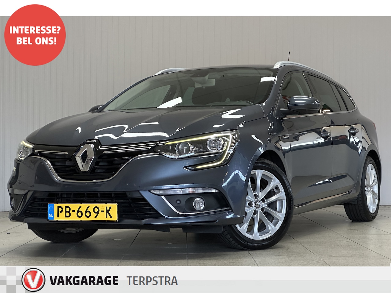 Renault Mégane Estate - 1.2 TCe Limited/ 17'' LMV/ Apple + Android/ DAB+/ Navi/ Clima/ Cruise/ Elek. pakket/ Isofi - AutoWereld.nl