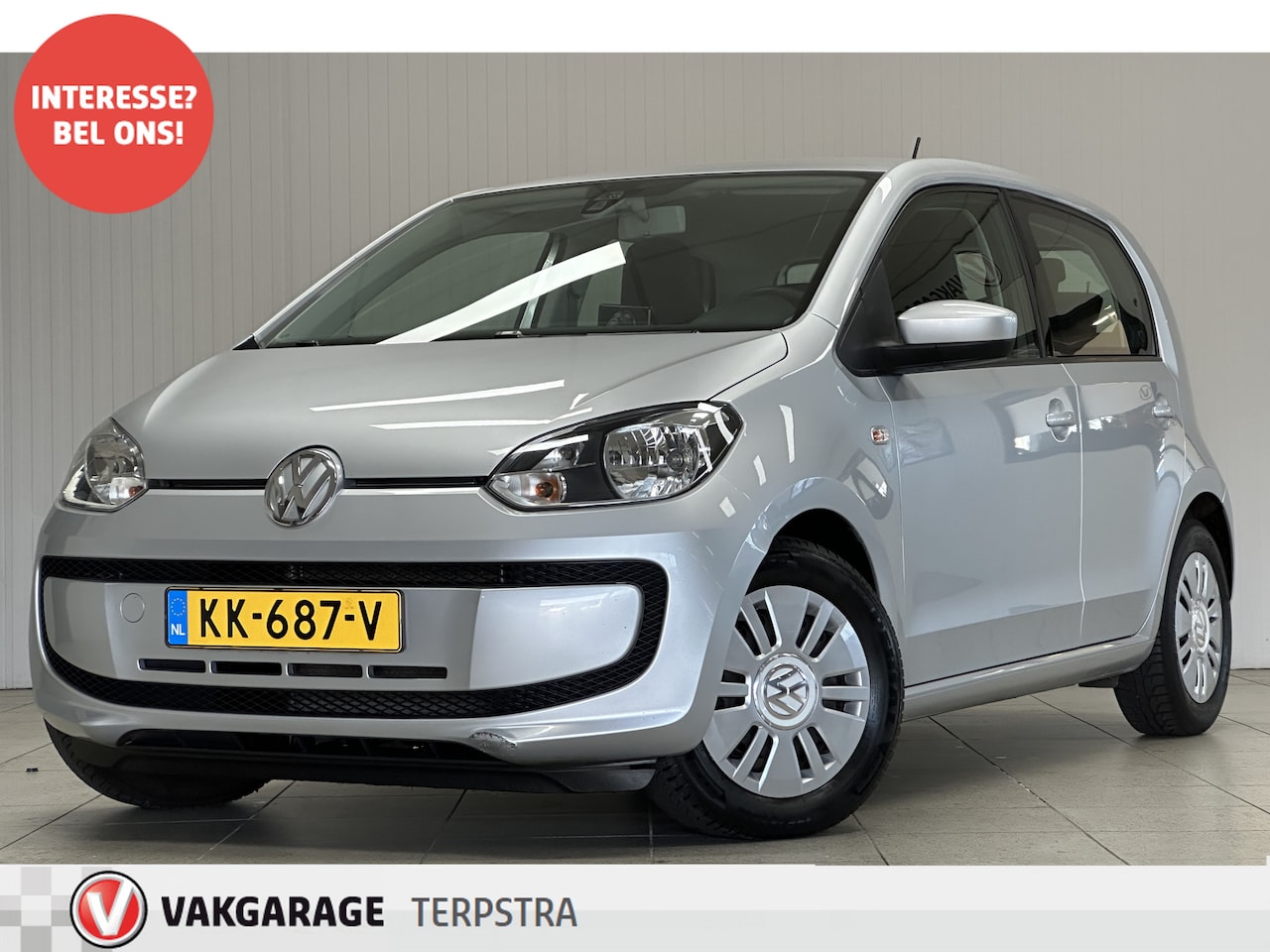 Volkswagen Up! - 1.0 move up! BlueMotion/ 5-Drs/ Navi/ Airco/ C.V. Afstand/ Elek. Ramen/ Isofix/ Bluetooth/ - AutoWereld.nl