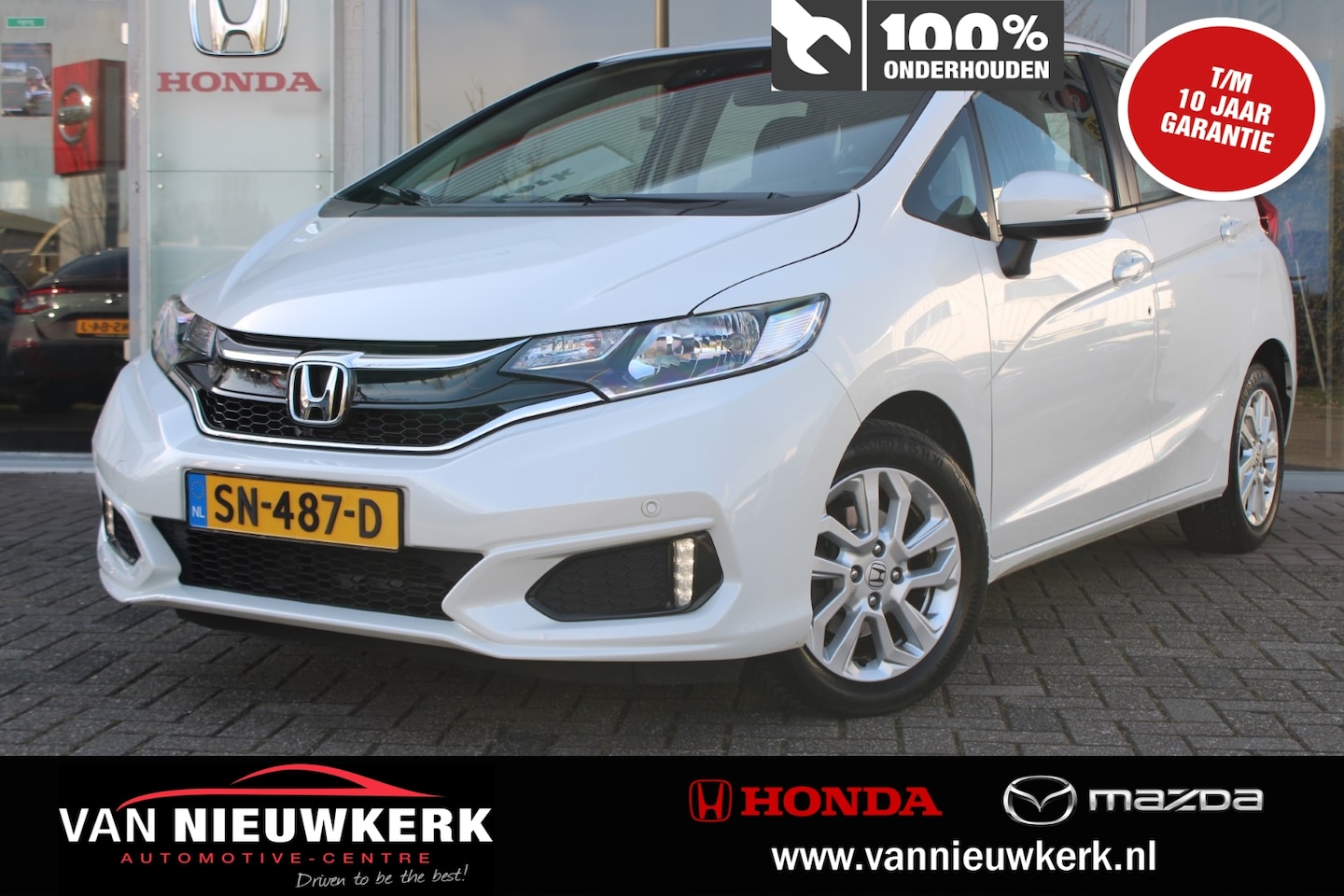 Honda Jazz - 1.3 i-VTEC 102pk CVT Comfort |Automaat| Stoelverw.| Navi| Parkeersensoren| Magic Sits| Cru - AutoWereld.nl