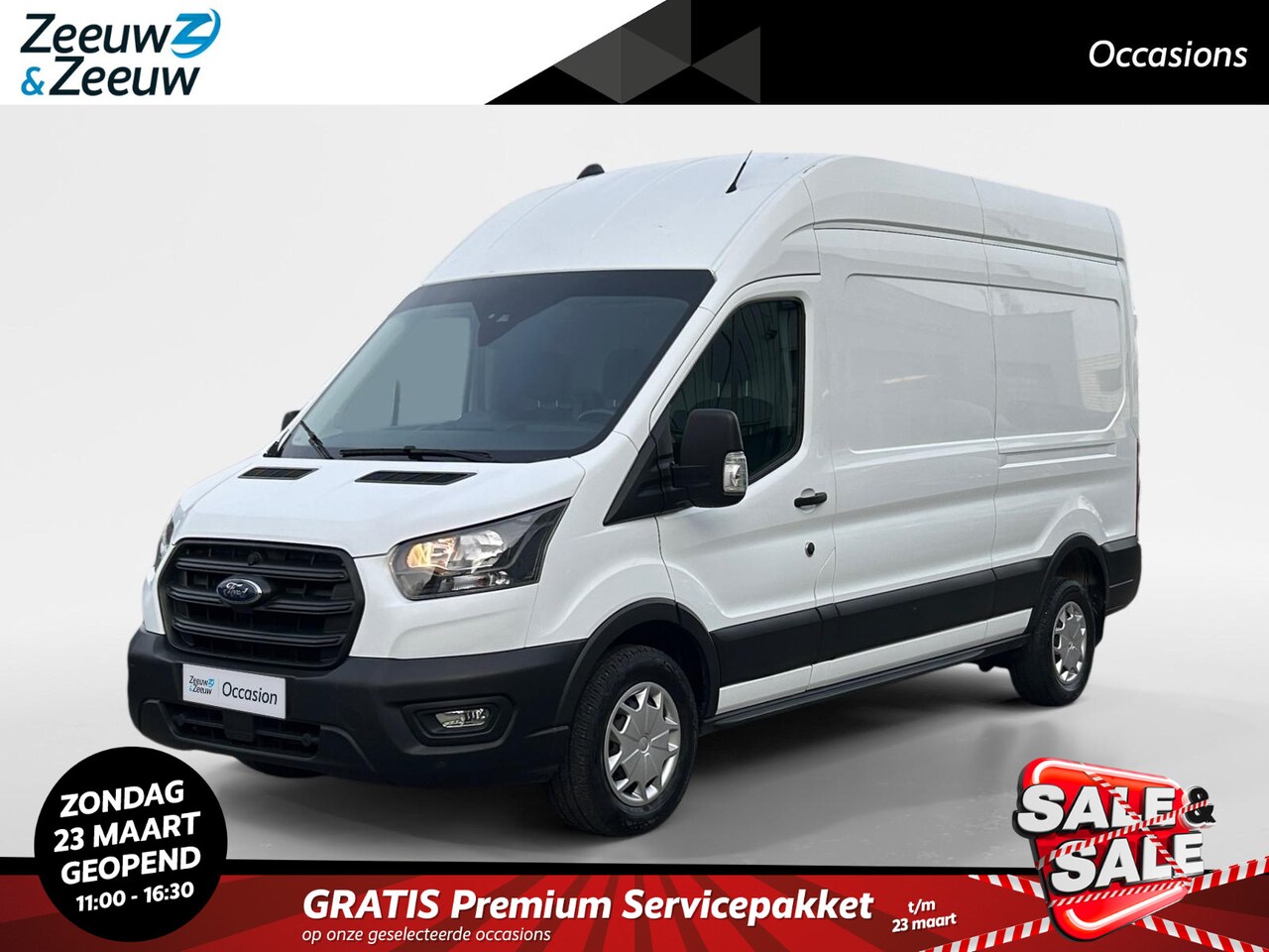 Ford Transit - 350 2.0 TDCI L3H3 Trend 170pk | Spiegel- en voorruitverwarming | Parkeer sensoren | Laadru - AutoWereld.nl