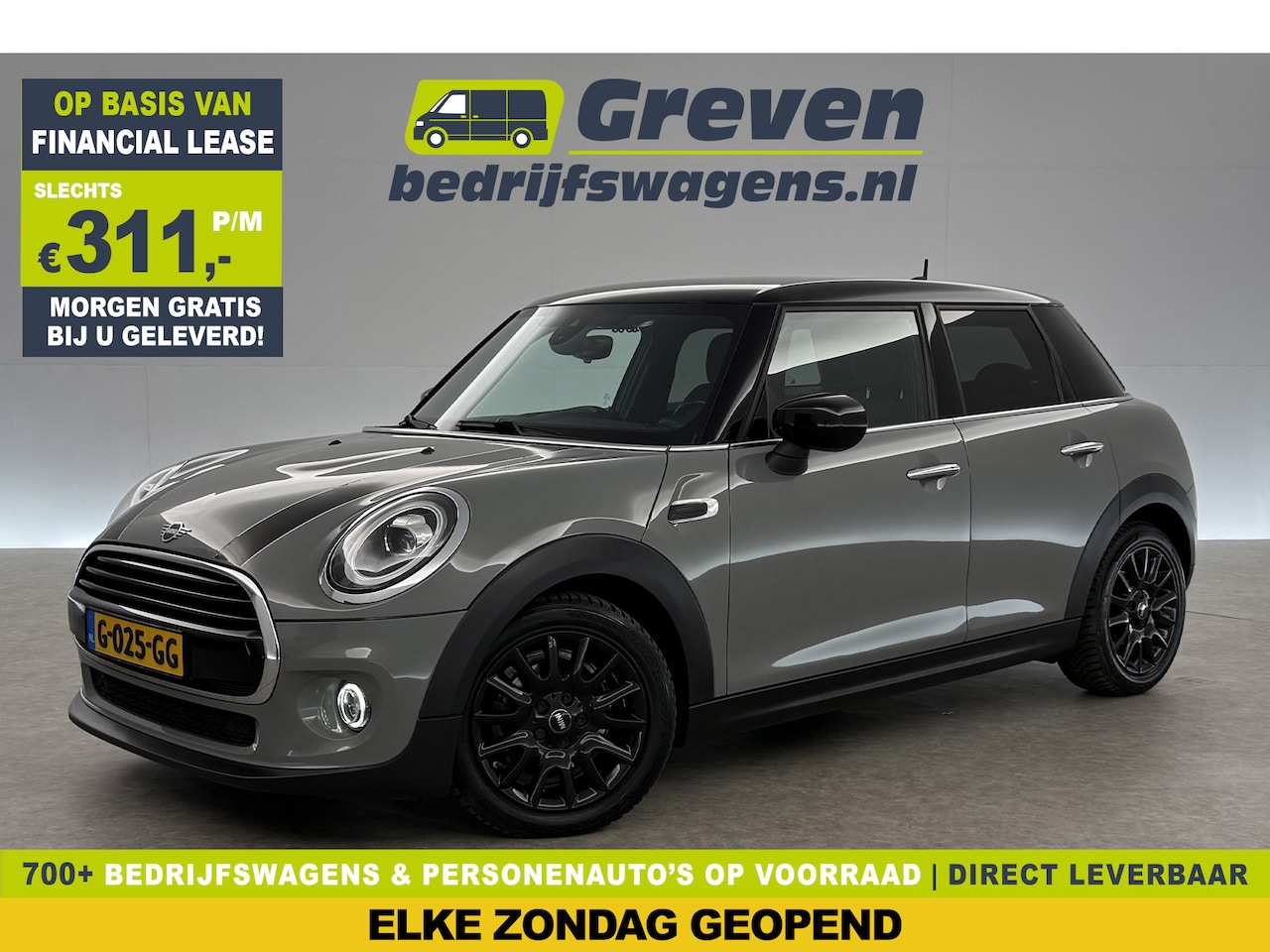 MINI Cooper - 1.5 Cooper Business Edition Carplay Clima Cruise Navi 16"LMV LED Parkeersensoren Stoelverw - AutoWereld.nl