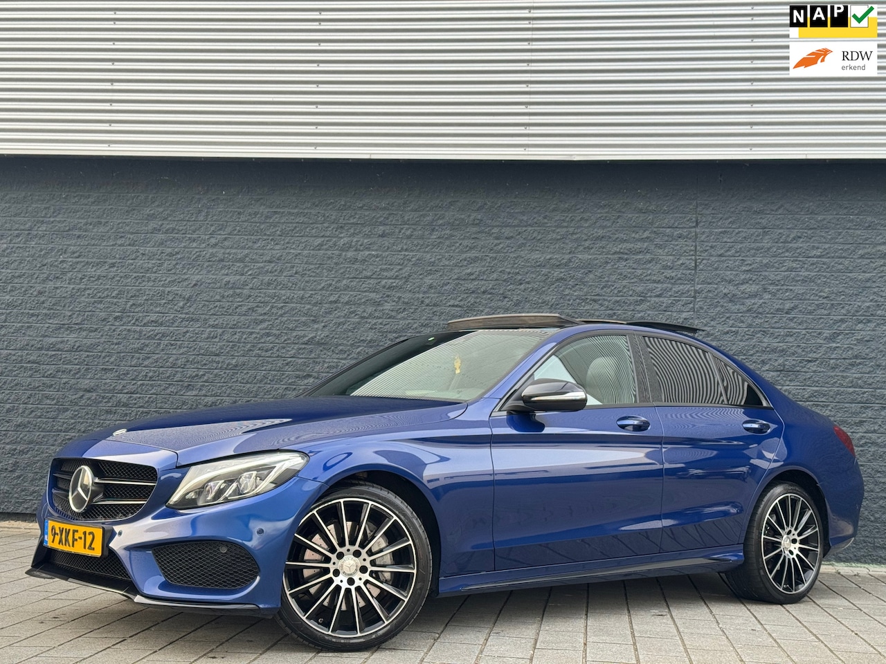 Mercedes-Benz C-klasse - 250 AMG PANO/LED/HEAD-UP FULL OPTION - AutoWereld.nl